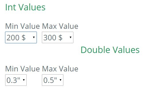 jQuery jMinMaxSelect